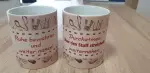 Keramiktasse - Motiv Ruhe bewahren
